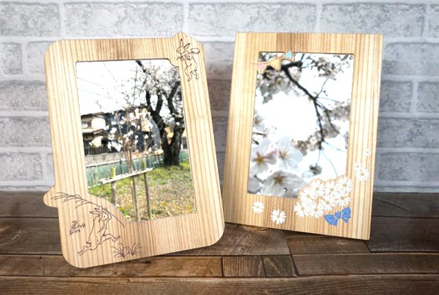 木製フォトフレーム はがきサイズ ＜300個～＞