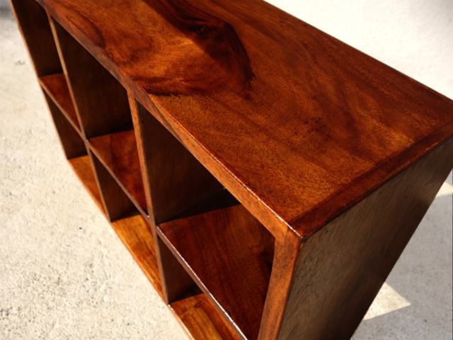 木製ミニラック6ます｜北欧ビンテージ家具 アンバーデザイン