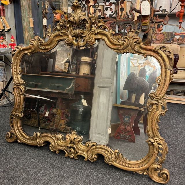 Ah! Bisto レトロ広告 フレーム付き鏡 アンティーク品 Ah! Bisto