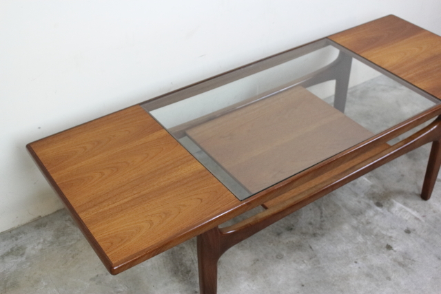 G-PLAN ジープラン ガラストップ コーヒーテーブル す63-1