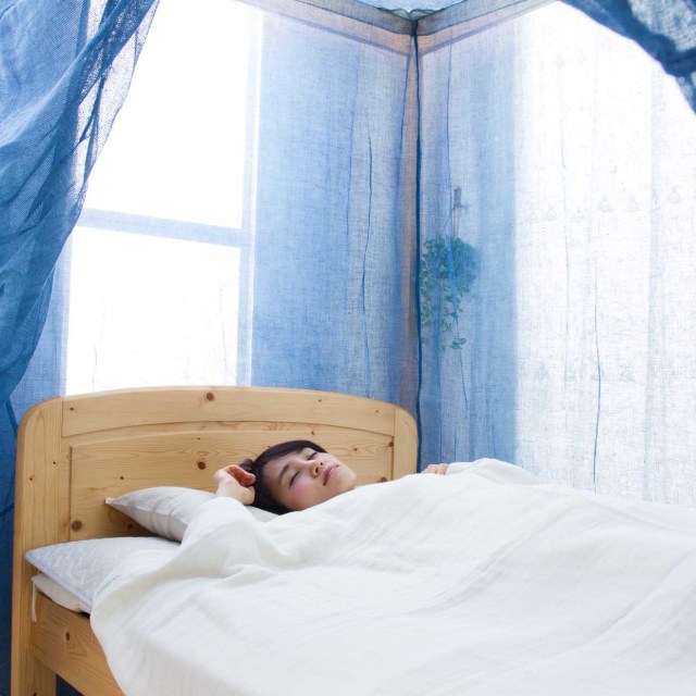 ヘンプ（大麻）蚊帳