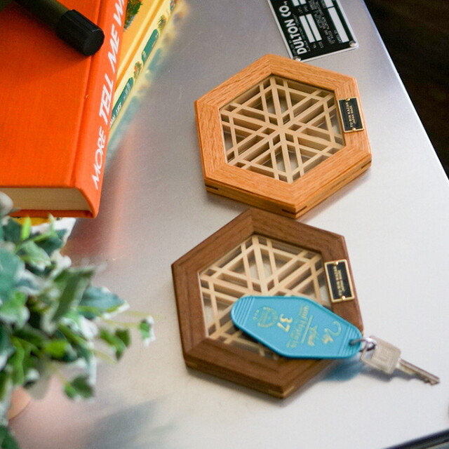 コースター Hexa coaster GOMAGARA ヘキサコースター 胡麻柄 強化