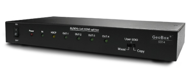S914【型番】 GeoBox S914 HDMI分配器（1入力4出力）