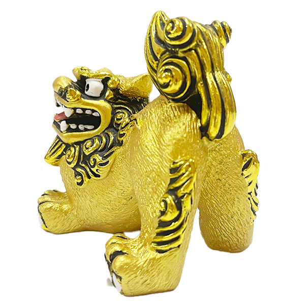 沖縄 お土産 シーサー 守り神 金運獅子シーサー