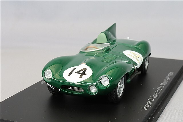 スパーク 1/43 ジャガー Dタイプ 1954 ルマン24H 2位 #14 T.ロルト/D