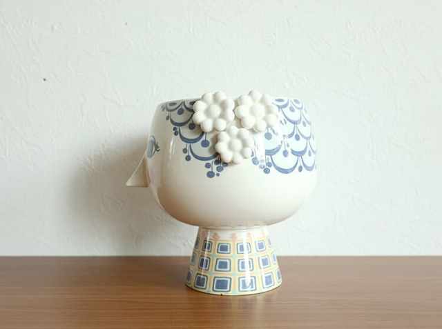 Bjorn Wiinblad（ビヨン・ヴィンブラッド） フラワーポット／ブルー