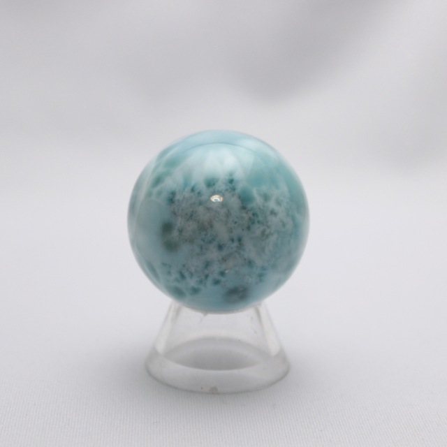 ラリマー丸玉直径39．5ミリ重さ93.17g