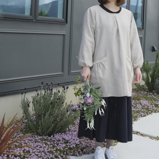 リネン割ぽう着
