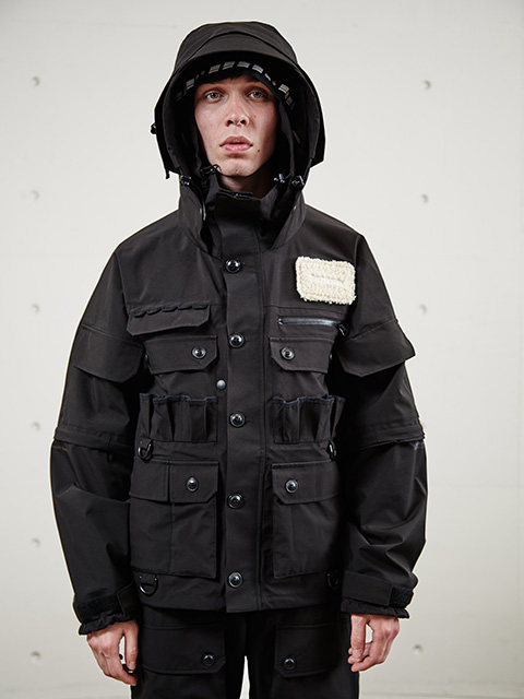 ABU GARCIA × DUSTNATION FISHING EXPLORER JACKET -BLACK-