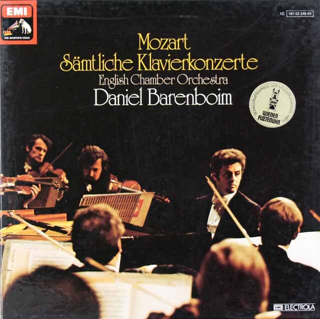 LP レコード バレンボイムのモーツァルト/ピアノ協奏曲全集 独EMI 3509