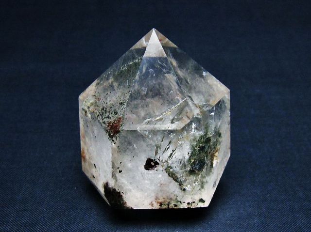 パワーストーン 天然石 ガーデン水晶六角柱[T577-4670]