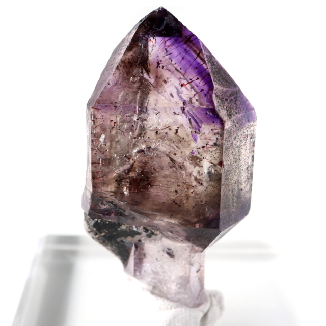 スーパーセブン 水入り 原石 単晶 AAA 天然石 台座付き ブラジル産