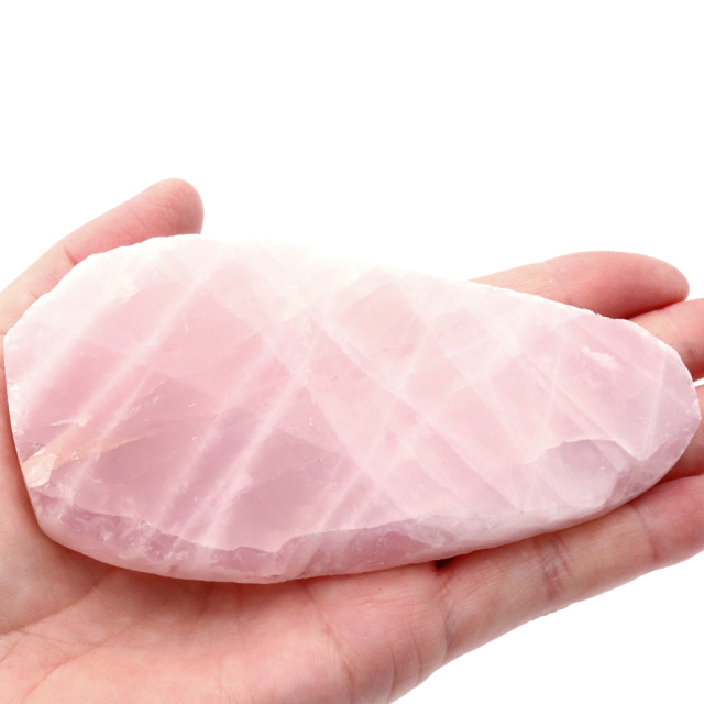 ローズクォーツ スライス 原石 ナチュラル 浄化 プレート ブラジル産