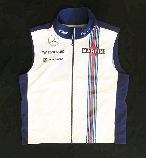 SALE】2016年 ウィリアムズ チーム支給品 チームベスト (白）USED