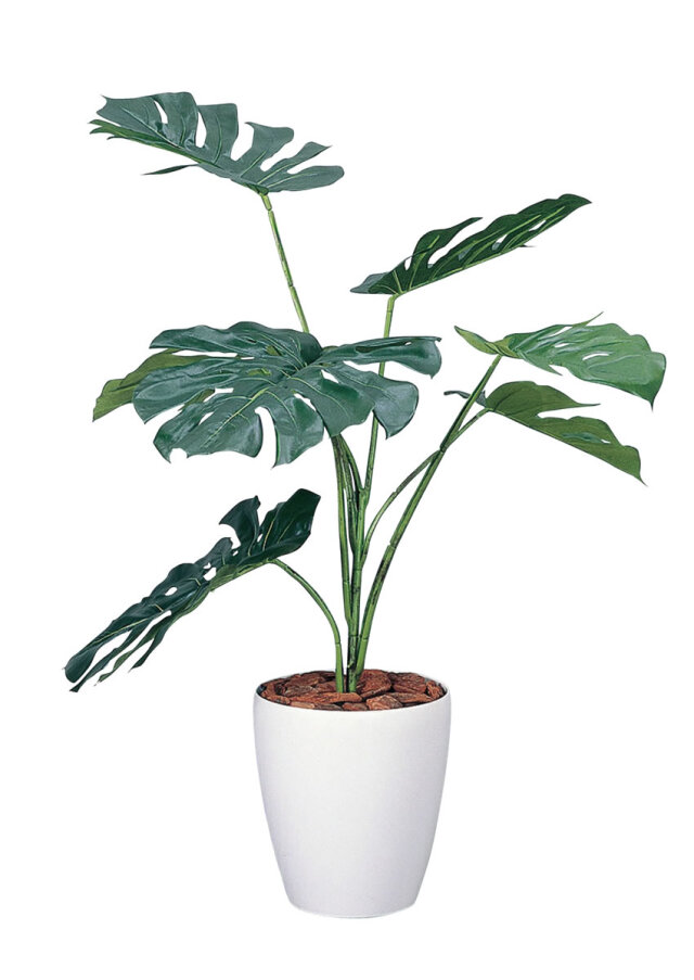 光触媒 光の楽園 モンステラ90【インテリア フェイクグリーン 人工観葉