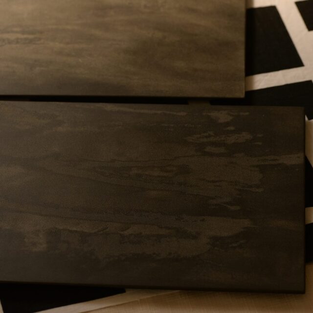 冨樫孝男｜シャンパンゴールド｜ランチマット｜（漆の折敷）｜作家もの