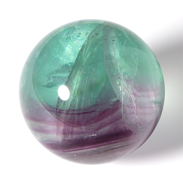 丸玉 レインボーフローライト （中国産） 42mm No.72 | 神棚・神具の