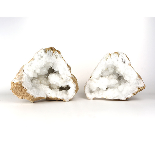 水晶 ジオード（晶洞） ペア （モロッコ産） No.89 | 神棚・神具の製造