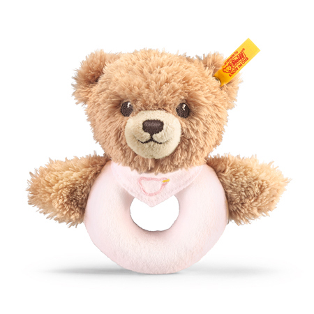 おやすみクマちゃん ピンク（グリップトイ） | ドイツ最高級テディベア