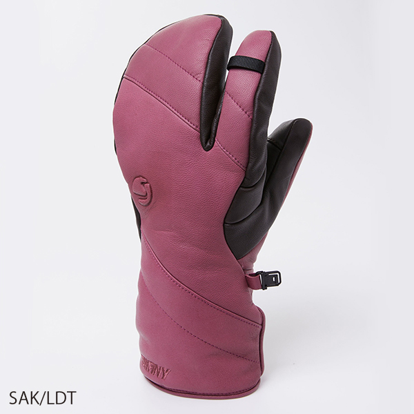 ゴアテックスレザースキーグローブ（3フィンガーミット）Alaska(ユニ