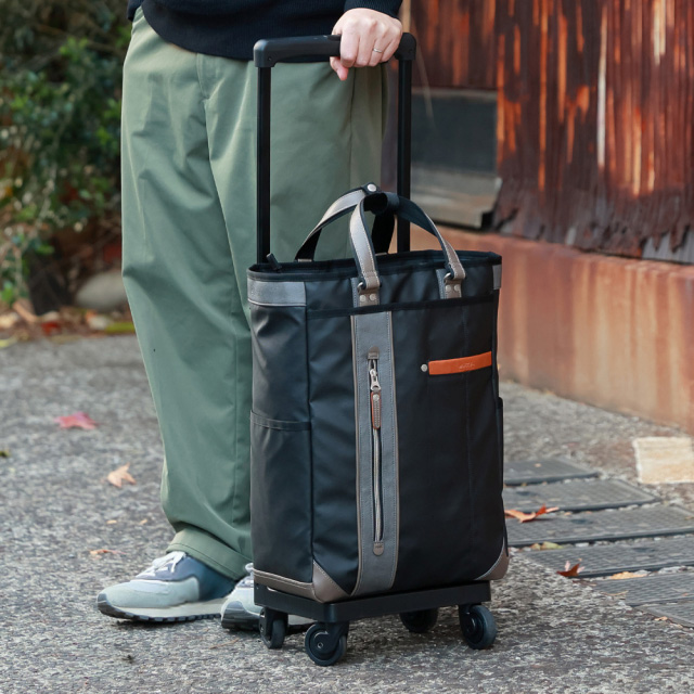 D-650 SWANY×MOUSTACHE(L21)ブラック＜T2キャスター・4輪ストッパー付