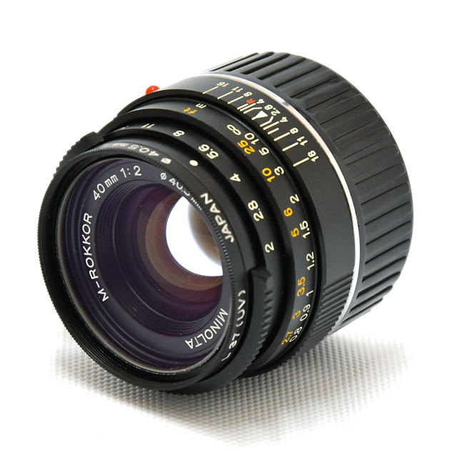 中古】ミノルタ レンズ M-ROKKOR 40mm F2【C】