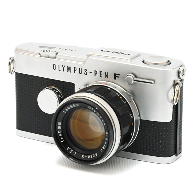 中古】オリンパス コンパクトフィルムカメラ PEN-FT・G.ZUIKO Auto-S