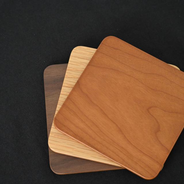 送料無料】 木のコースター