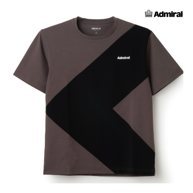 ADMIRAL メンズ アロースイッチングTEE ATMA522-022 2025FW ブラウン