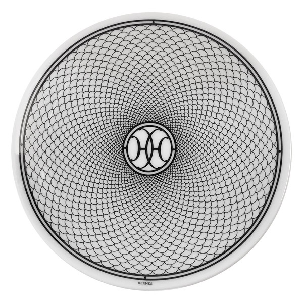 ≪ 新品 ≫ HERMES エルメス Hデコ シリーズ パン プレート 14cm 白