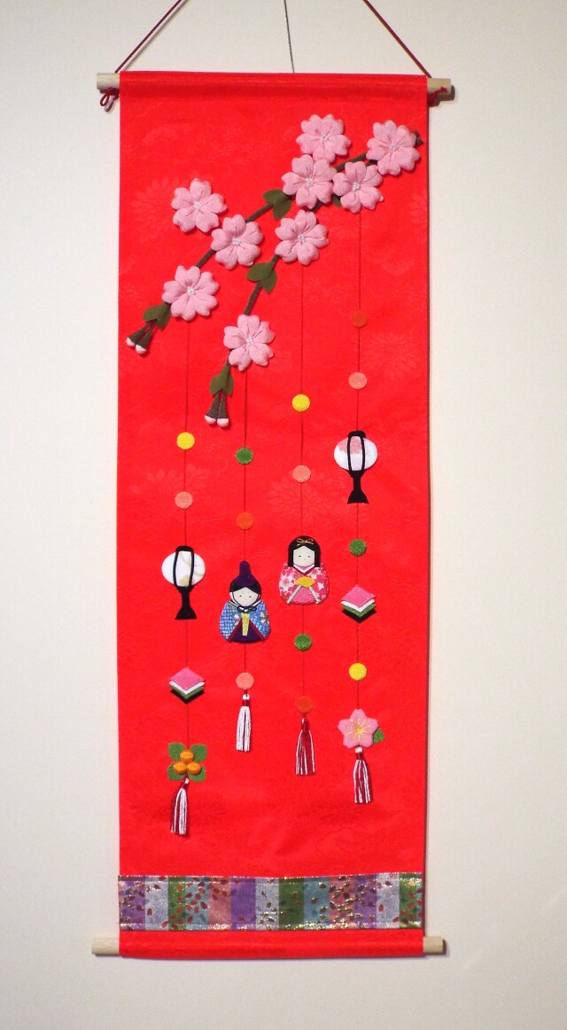 つるし雛タペストリー】 手しごと屋 彦兵衛