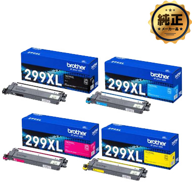 brother トナーカートリッジ 大容量 TN299XL（BK,C,M,Y） 純正：日本