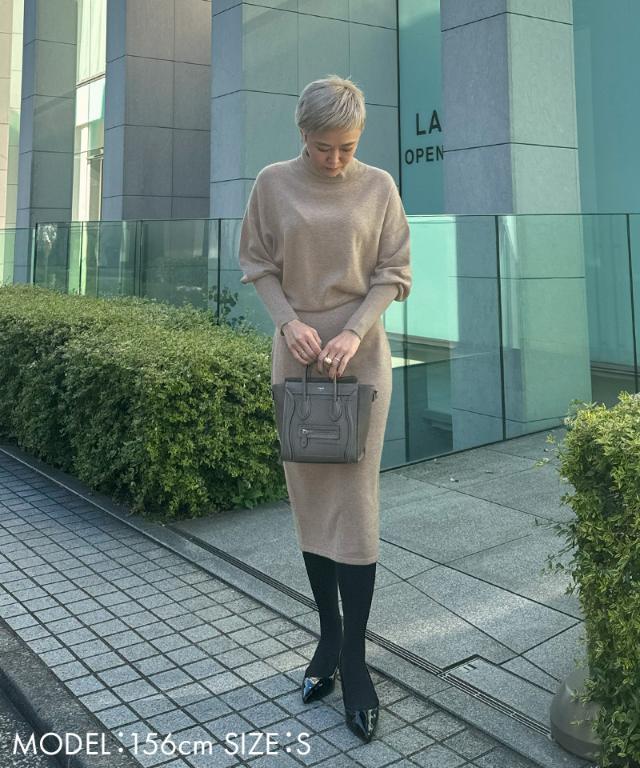 ウエストリブ ブラウジングニットワンピース｜JENNE(ジェンヌ)公式通販