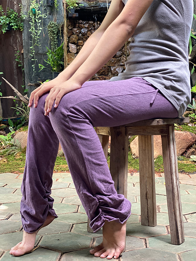 asana ヘンプコットン ヨガパンツ・草木染め【パヤカ オンラインショップ】
