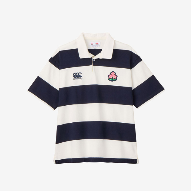 ラグビー日本代表 ジャパンショートスリーブ4インチストライプラグビー