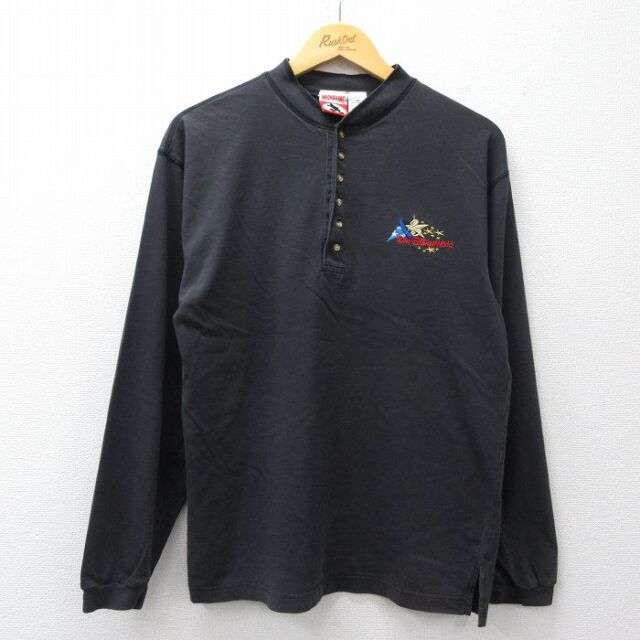 古着通販 M☆古着 長袖 ビンテージ Tシャツ メンズ 90年代 90s