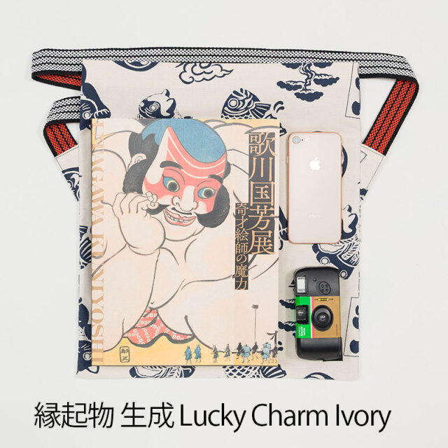 MAIDOサコッシュ大】柄物 前掛け紐 ショルダーバッグ B4サイズ 日本製