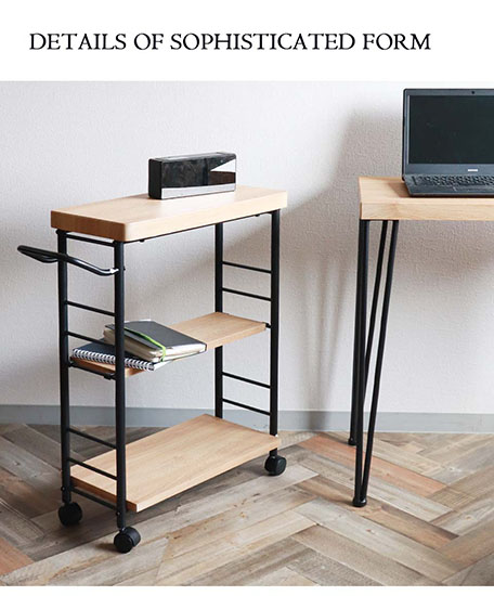 スリムワゴン デスクワゴン 奥行25cm おしゃれ 省スペース 隙間