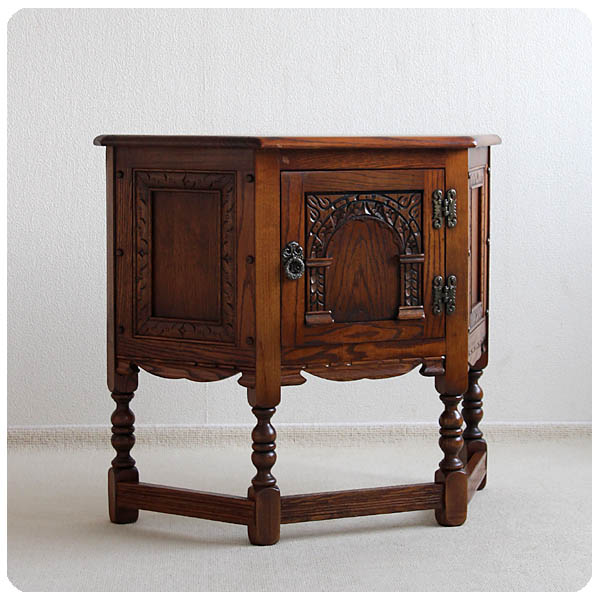 イギリス ヴィンテージ ソーイングボックス 木製 裁縫箱 北欧家具