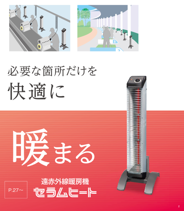 ヒーター ダイキン 遠赤外線ヒーター セラムヒート ERK10NS 単相100V