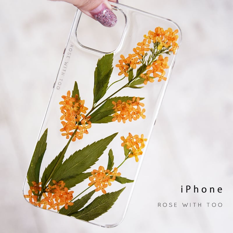 iPhone / 押し花スマホケース 221013_2 | 押し花 ケース専門店 ｜ ROSE