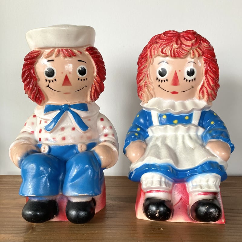 RAGGEDY ANN and ANDY BANK ラガディアン アンディ コインバンク MY