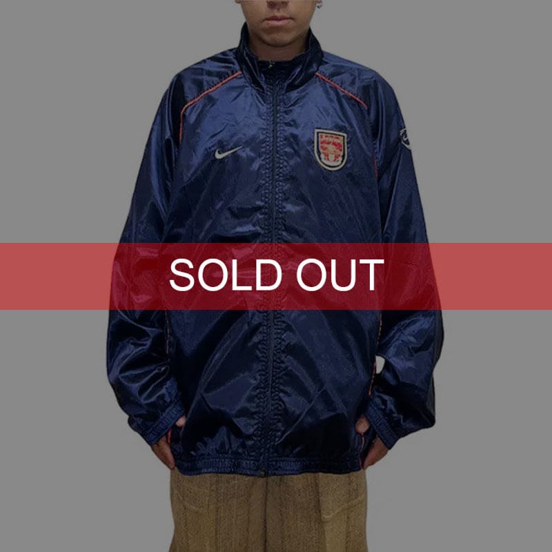 USED】00'S NIKE ARSENAL FC 01-02 NYLON JACKET |