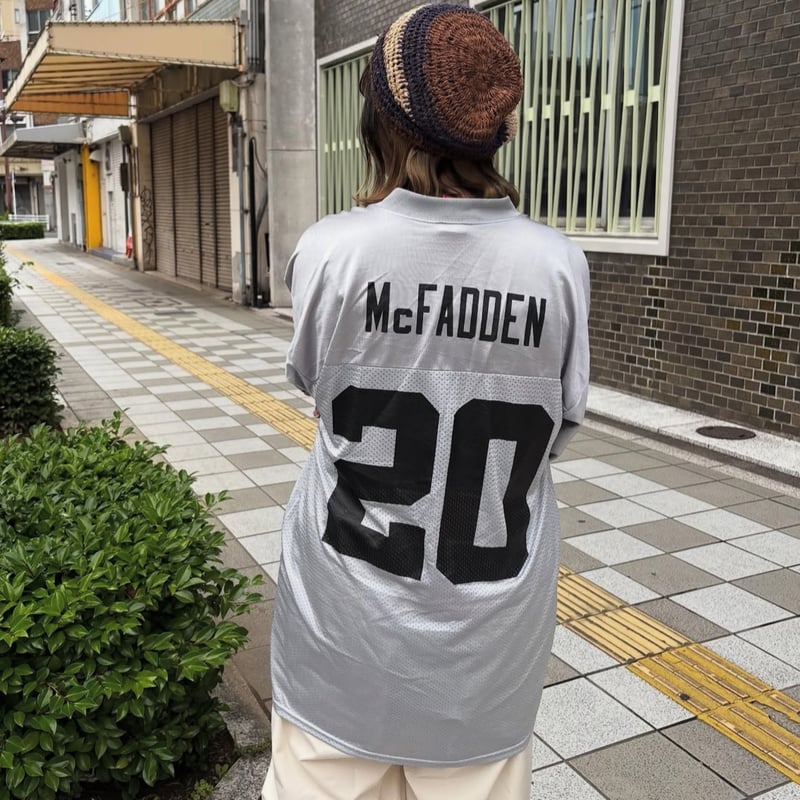 Reebok NFL レイダース メッシュゲームシャツ | CUSTOM FEVER