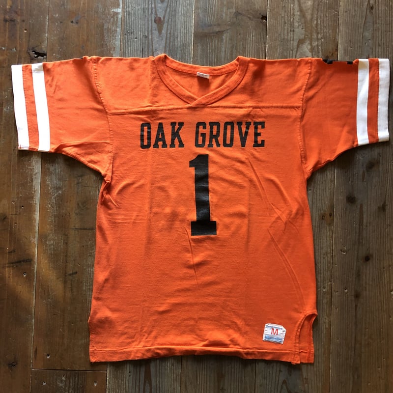 70年代バータグチャンピオンフットボールTシャツ M | CUSTOM FEVER