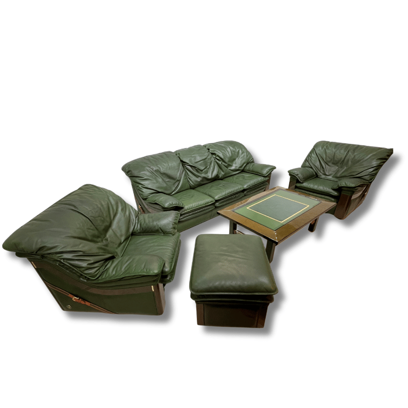 FORMITALIA （パオロ•グッチ）Paolo GUCCI ソファ3＋1＋1＋オットマン+