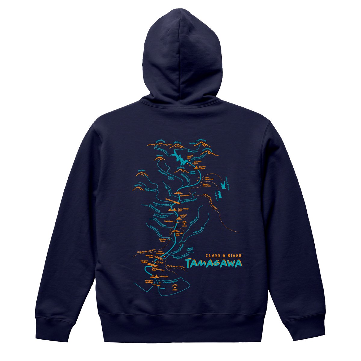 ライズジャパン パーカー XL マスオさん ネイビー ライズジャパン