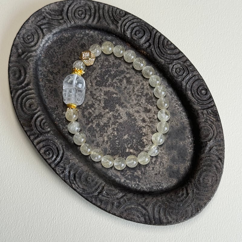 水晶貔貅・ルチルクォーツ ブレスレット | アトリエ・サリ―