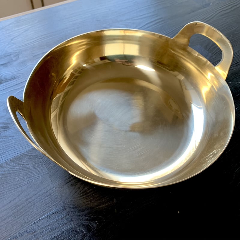 幻の揚鍋：受注生産品】プロ中のプロが愛した幻の逸品！真鍮揚げ鍋30cm