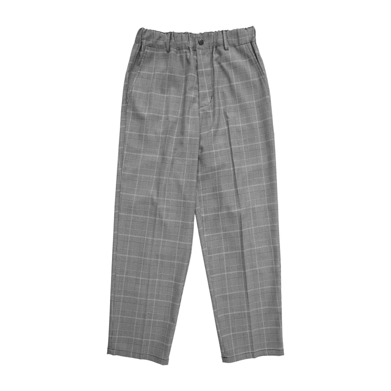 CLUBHAUS Center Press Easy Pants - Glencheck |